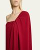 Givenchy Twisted One-Shoulder Cape Gown - 5