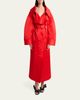 Givenchy Voluminous Belted Silk Coat - 2