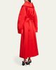 Givenchy Voluminous Belted Silk Coat - 3