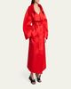 Givenchy Voluminous Belted Silk Coat - 4