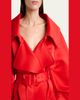 Givenchy Voluminous Belted Silk Coat - 5