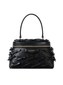 Givenchy Women's Antigona Vanity Bag in Box Leather with Chain and Bows