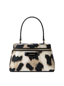 Givenchy Women's Antigona Vanity Bag in Leopard Jacquard with Chain