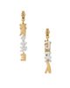 Givenchy Women's Asymmetric Earrings in Metal - 3