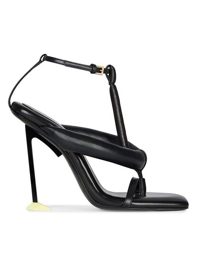 Givenchy Women's Boudoir Bicolor Heeled Thongs in Nappa Leather