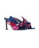 Givenchy Women's Boudoir Heeled Mules in Jacquard with Floral Print - 2