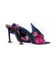Givenchy Women's Boudoir Heeled Mules in Jacquard with Floral Print - 5