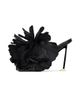 Givenchy Women's Boudoir Heeled Mules in Leather with Petals - 3