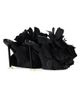 Givenchy Women's Boudoir Heeled Mules in Leather with Petals - 4
