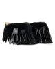 Givenchy Women's Boudoir Heeled Mules in Patent Leather with Fringes - 2