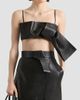 Givenchy Women's Bra Top in Leather with Bow - 3