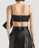 Givenchy Women's Bra Top in Leather with Bow - 4