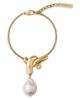 Givenchy Women's Chain Link Bracelet in Metal and Pearl - 3
