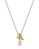 Givenchy Women's Chain Link Necklace in Metal and Pearl - 3