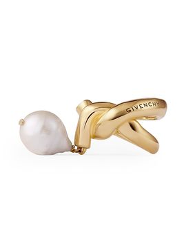 Givenchy Women's Chain Link Ring in Metal and Pearl