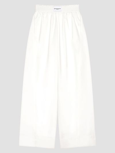 Givenchy Women's Cocoon Elastic-Waist Pants in Cotton