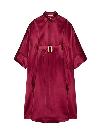Givenchy Women's Cocoon Long Dress in Satin