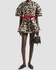 Givenchy Women's Cocoon Mini Dress in Leopard Jacquard - 2