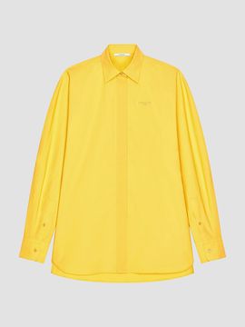Givenchy Women's Cocoon Shirt in Poplin with Paris Embroidery