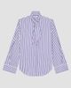 Givenchy Women's Cocoon Striped Shirt in Silk with Bow - 1
