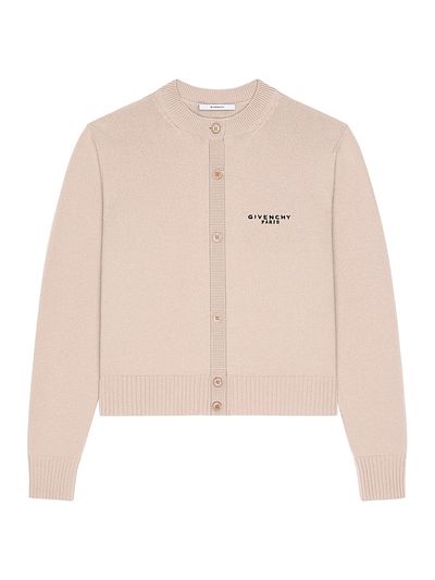 Givenchy Women's Cropped Cardigan in Wool and Cashmere