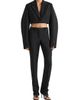 Givenchy Women's Cropped Cocoon Blazer in Wool and Wohair - 4