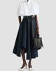 Givenchy Women's Cropped Shirt in Poplin with Ruched Details - 2