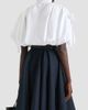 Givenchy Women's Cropped Shirt in Poplin with Ruched Details - 4
