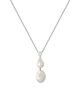 Givenchy Women's Crystal Pearl Necklace in Metal Crystals and Pearls - 3
