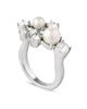 Givenchy Women's Crystal Pearl Ring in Metal, Crystals and Pearls - 1