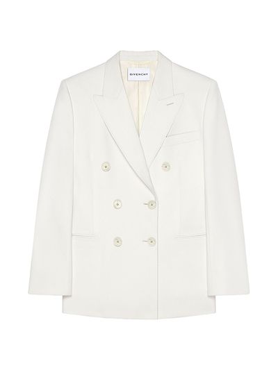 Givenchy Women's Double-Breasted Blazer in Wool and Mohair