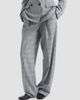 Givenchy Women's Double Pleat Checked Pants in Wool - 3