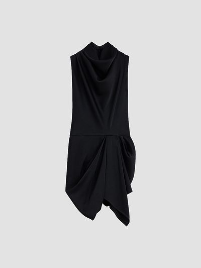 Givenchy Women's Draped Top in Crepe Satin