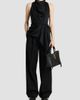 Givenchy Women's Draped Top in Crepe Satin - 2