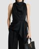 Givenchy Women's Draped Top in Crepe Satin - 6