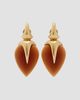 Givenchy Women's Heartwood Earrings in Metal and Resin - 1