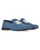 Givenchy Women's Label Loafers in Denim - 2