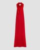 Givenchy Women's Long Draped Halter Neck Dress in Satin Crepe - 1
