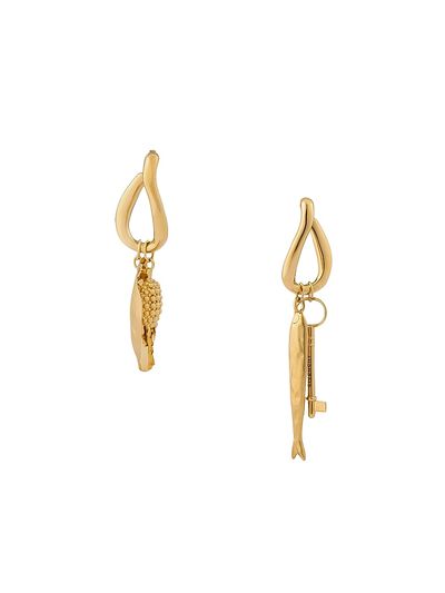 Givenchy Women's Lucky Charms Asymmetric Earrings in Metal