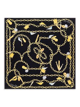 Givenchy Women's Lucky Charms Small Square Scarf in silk
