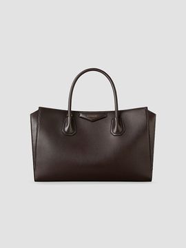 Givenchy Women's Medium Antigona Catchall Top Handle Bag in Shiny Grained Leather