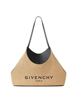 Givenchy Women's Medium Facet Tote Bag in Raffia