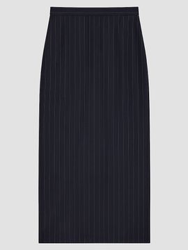 Givenchy Women's Midi Striped Skirt in Wool
