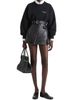 Givenchy Women's Mini Biker Skirt in Nappa Leather - 2