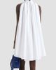 Givenchy Women's Mini Dress in Poplin with Bow - 4