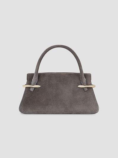 Givenchy Women's Mini Pinch Top Handle Bag in Suede Leather