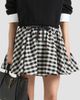 Givenchy Women's Mini Pleated Skirt in Checked Cotton - 2