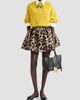 Givenchy Women's Mini Pleated Skirt in Leopard Jacquard - 2