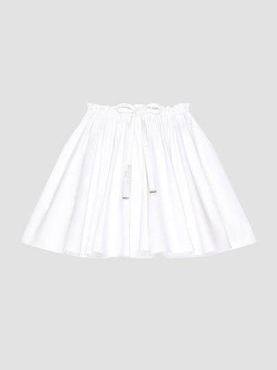 Givenchy Women's Mini Pleated Skirt in Poplin
