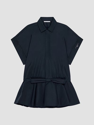 Givenchy Women's Mini Shirt Dress in Poplin with Bow